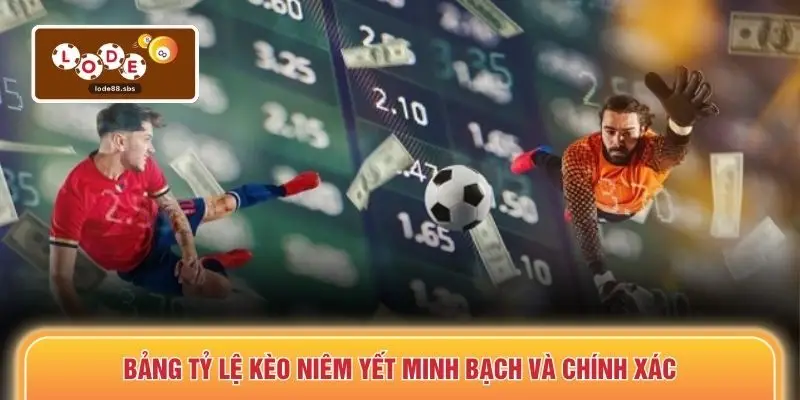 Bảng tỷ lệ kèo niêm yết minh bạch và chính xác