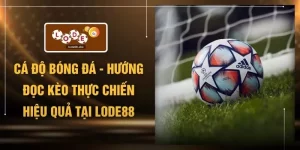 Cá Độ Bóng Đá - Hướng Đọc Kèo Thực Chiến Hiệu Quả Tại LODE88