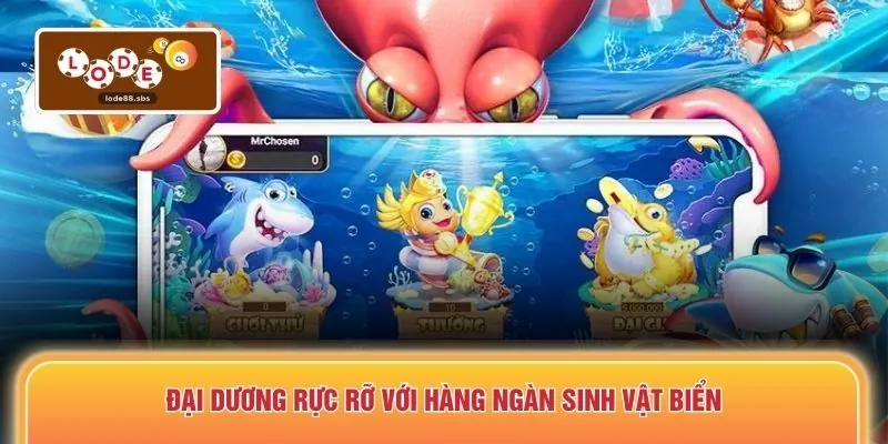 Đại dương rực rỡ với hàng ngàn sinh vật biển