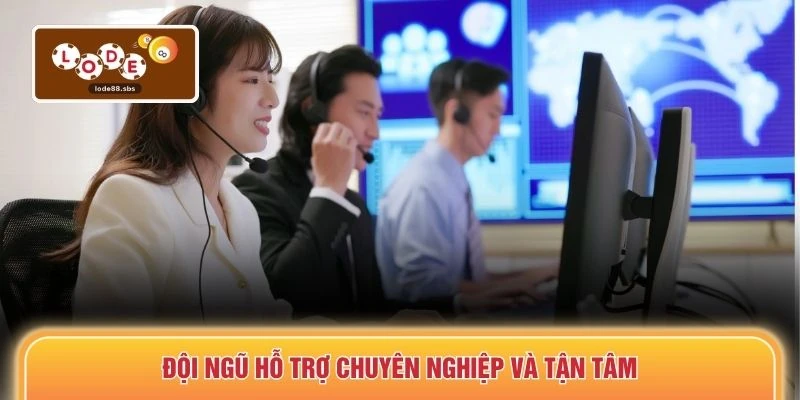 Đội ngũ hỗ trợ chuyên nghiệp và tận tâm