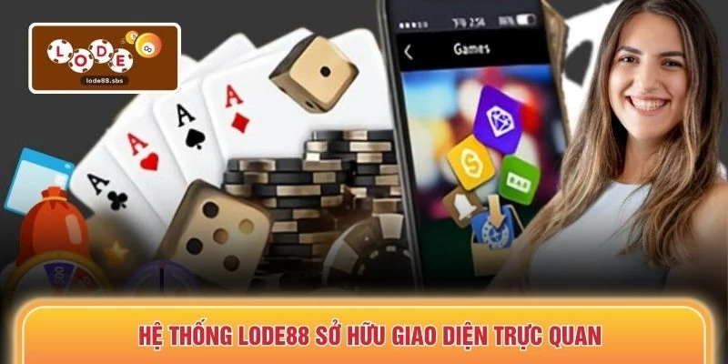 Hệ thống LODE88 sở hữu giao diện trực quan